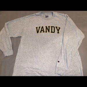 Long sleeved Vanderbilt Champion shirt